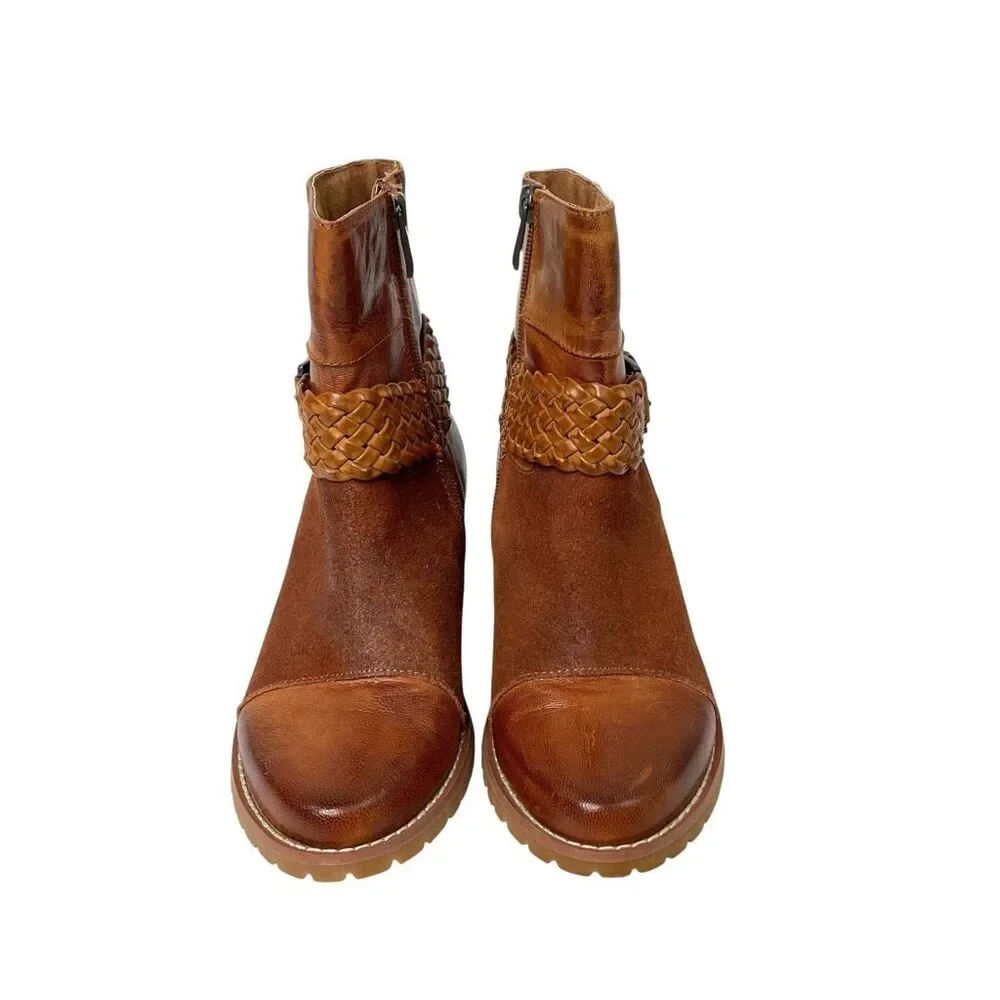 Antelope Leather‎ ankle boots Size 36 western boho